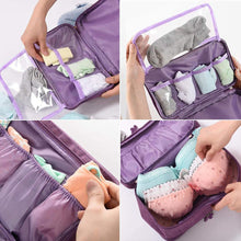 Load image into Gallery viewer, Portable Travel Underwear Bra Storage Bag