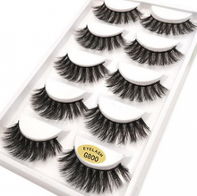 Load image into Gallery viewer, 5Pairs 3D False Eyelashes
