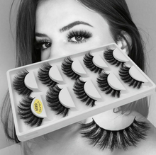 Load image into Gallery viewer, 5Pairs 3D False Eyelashes