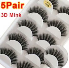 Load image into Gallery viewer, 5Pairs 3D False Eyelashes