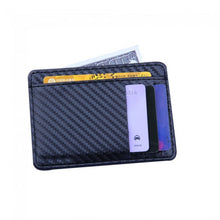Load image into Gallery viewer, Men Carbon Fiber Credit Card Holder