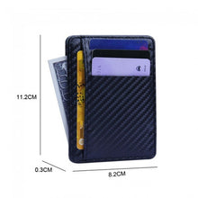 Load image into Gallery viewer, Men Carbon Fiber Credit Card Holder