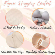 Load image into Gallery viewer, Strapless Front Buckle Bra Non wired Push Up