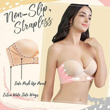 Load image into Gallery viewer, Strapless Front Buckle Bra Non wired Push Up