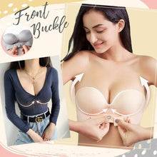 Load image into Gallery viewer, Strapless Front Buckle Bra Non wired Push Up