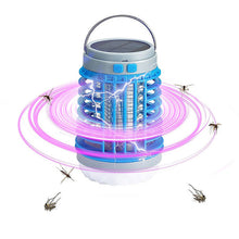 Load image into Gallery viewer, Rechargeable Solar Power Bug Zapper Mosquito Fly Killer LED Light
