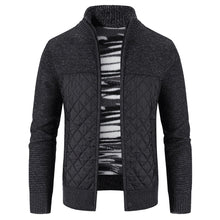 Load image into Gallery viewer, Mens Lightweight Color Block Stand Collar Zipper Puffer Jacket
