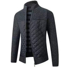 Load image into Gallery viewer, Mens Lightweight Color Block Stand Collar Zipper Puffer Jacket
