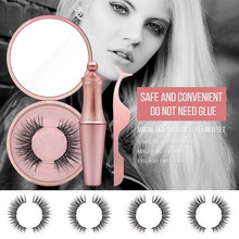 Load image into Gallery viewer, 3D Magnetic Eyelashes and Eyeliner Set
