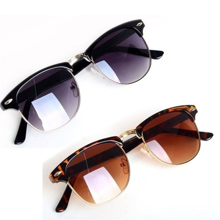 2 Pack Unisex Fashion Vintage Retro Sunglasses Eyewear