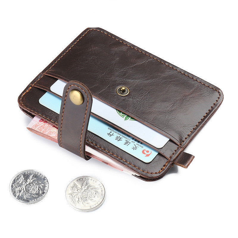 Men's PU Small Wallet