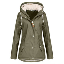 Load image into Gallery viewer, Womens Windproof Jacket Hooded Coats
