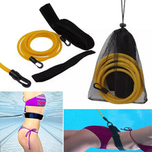 Load image into Gallery viewer, 4meter Adjustable Swim Training Resistance Elastic Belt
