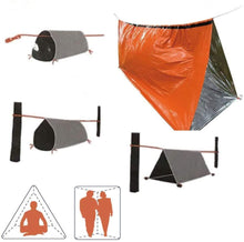 Load image into Gallery viewer, Outdoor Emergency Thermal Tent Survival Tube Tent
