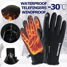 Load image into Gallery viewer, Unisex Winter Warm Windproof Waterproof Touch Screen Gloves
