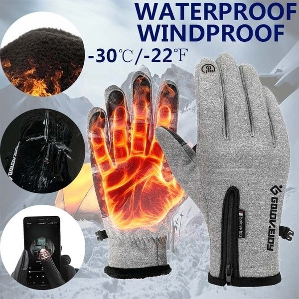 Unisex Winter Warm Windproof Waterproof Touch Screen Gloves