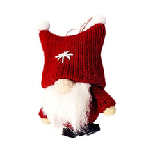 Load image into Gallery viewer, 1PC Wool Cute Gnome Doll Christmas Santa Claus Doll  Hanging Ornaments
