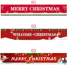 Load image into Gallery viewer, Merry Christmas Banner Huge Xmas Home Outdoor Party Decoration
