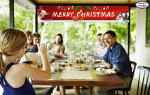 Load image into Gallery viewer, Merry Christmas Banner Huge Xmas Home Outdoor Party Decoration
