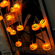 Load image into Gallery viewer, 3M 20Led Halloween Pumpkin Ghost Skeletons Bat Spider Led Light String Festival Lights

