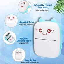 Load image into Gallery viewer, Portable Mini Printer Pocket Inkless Thermal Printer
