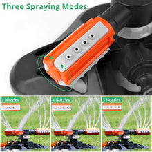 Load image into Gallery viewer, Adjustable 360 Degree 3-arm Rotating Sprinklers Grass Lawn Automatic Watering Nozzles
