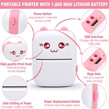 Load image into Gallery viewer, Portable Mini Printer Pocket Inkless Thermal Printer
