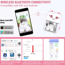Load image into Gallery viewer, Portable Mini Printer Pocket Inkless Thermal Printer
