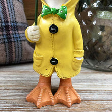 Load image into Gallery viewer, 21cm high with Umbrella Garden Duck
