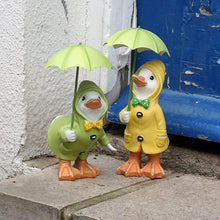 Load image into Gallery viewer, 21cm high with Umbrella Garden Duck

