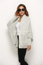 Load image into Gallery viewer, Womens Cardigan Sweaters Oversized Open Front Batwing Chunky Knit Outwear
