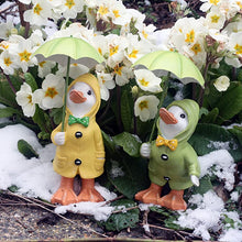 Load image into Gallery viewer, 21cm high with Umbrella Garden Duck
