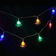 Load image into Gallery viewer, 3M 20Led Halloween Pumpkin Ghost Skeletons Bat Spider Led Light String Festival Lights

