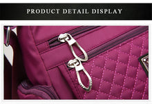 Load image into Gallery viewer, Women&#39;s Crossbody Bag Waterproof Nylon Plaid Shoulder Messenger Ba
