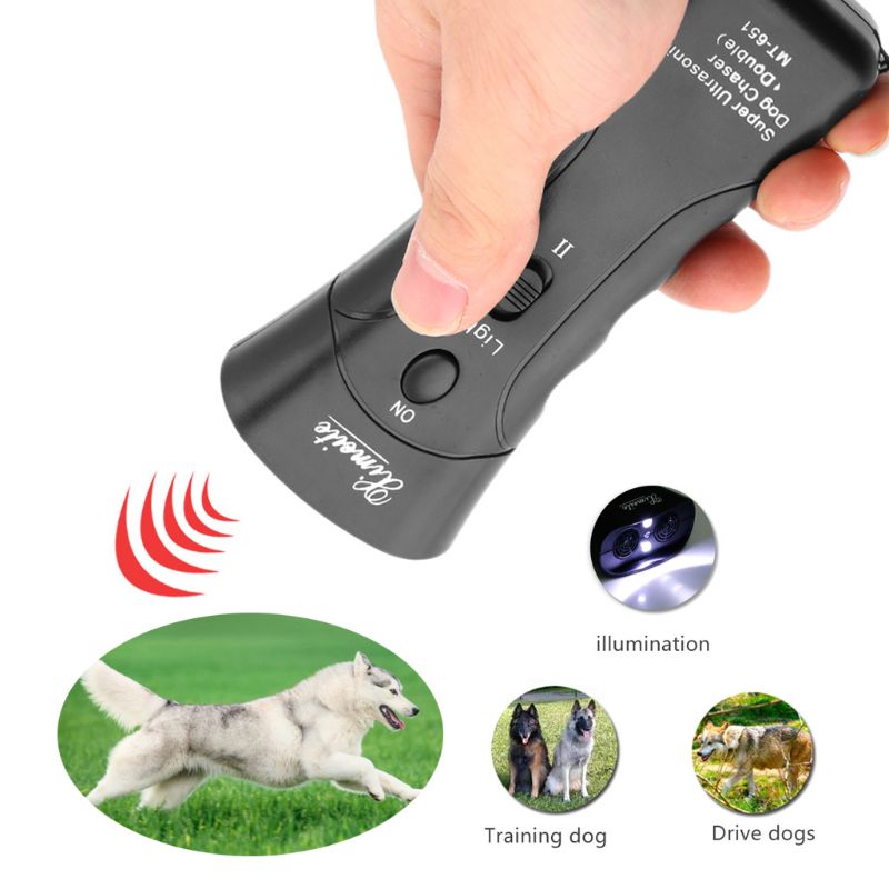 New Ultrasonic  Animal Attacks Repeller Flashlight