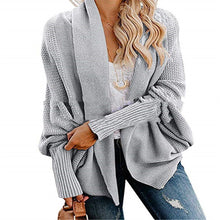 Load image into Gallery viewer, Womens Cardigan Sweaters Oversized Open Front Batwing Chunky Knit Outwear
