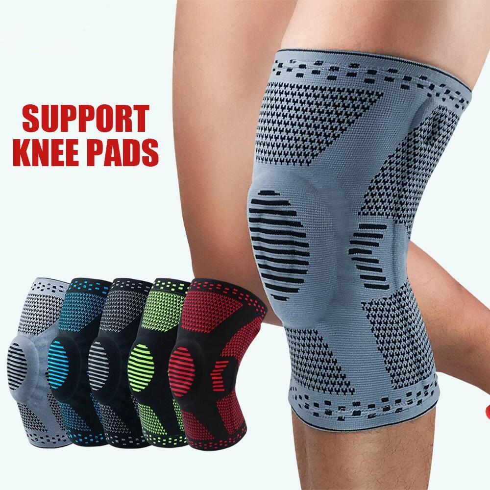 1pc Knee Patella Protector Brace Silicone Spring Knee Pad