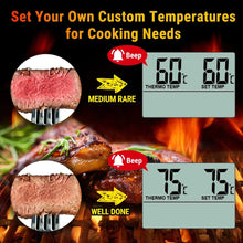 Load image into Gallery viewer, Digital BBQ Meat Thermometer Grill Oven Thermomet
