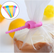 Load image into Gallery viewer, 10Pcs Multi-use Food Grade Silicone Bag Clip Ties Management Zip Food Saver
