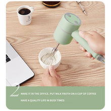 Load image into Gallery viewer, Multifunctional Wireless Charging Handheld Electric Whisk Milk Frother
