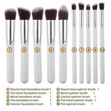Load image into Gallery viewer, 10PCS Cosmetic Makeup Brushes Set
